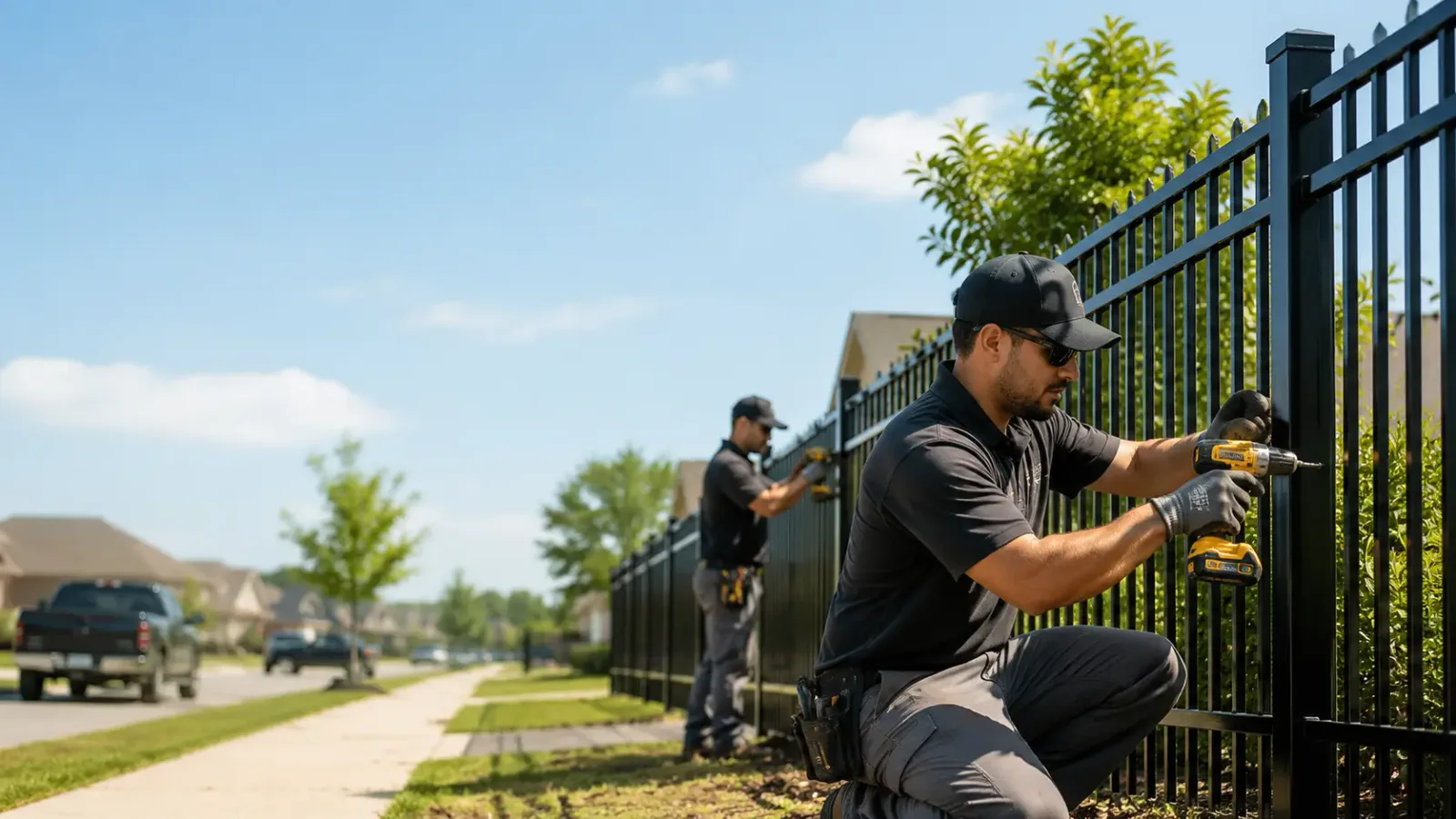 Metal Fence Installation in Mansfield, GA
